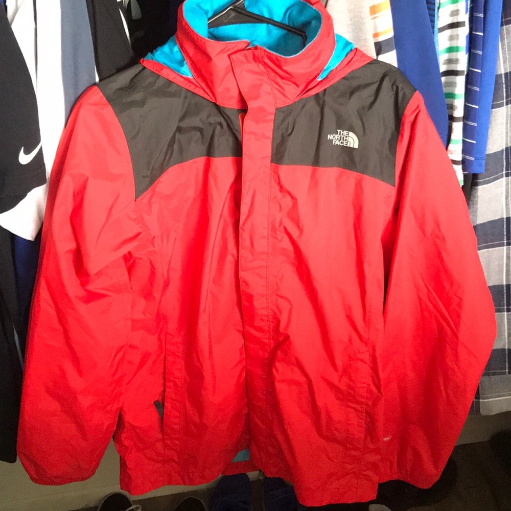 Boys The North Face jacket. XL